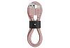 Фото — Кабель Native Union Belt Lightning на USB, 1.2 м, розовый