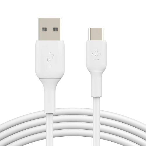 Кабель Belkin USB-A/USB-C, 3м, пластик, белый