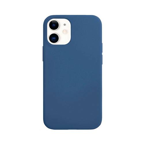 Чехол для смартфона vlp Silicone Сase для iPhone 12 mini, темно-синий