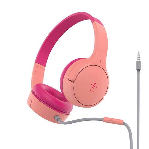 Наушники Belkin SoundForm Mini Wired, розовый