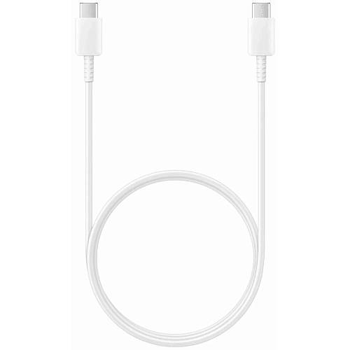 Зарядное устройство Samsung Cable USB-C на USB-C, 3А, 1м, белый