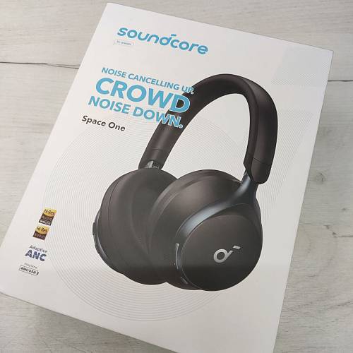 Беспроводные наушники Anker Soundcore Space One, черный (уценка)