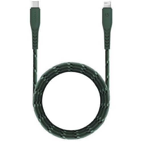 Кабель EnergEA NyloFlex USB-C - Lightning MFI С94 1.5 м, зеленый