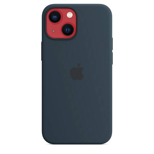 Чехол для смартфона MagSafe для iPhone 13 mini, силикон, «синий омут»