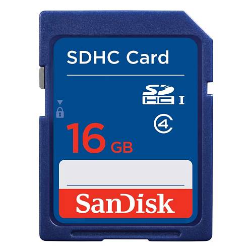 Карта памяти SanDisk Memory Card SDHC, 16 Гб