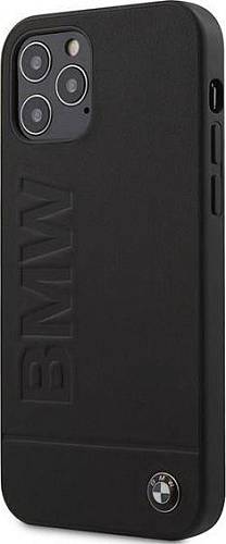 Чехол для смартфона BMW Signature Genuine для iPhone 12/12 Pro, кожа, черный
