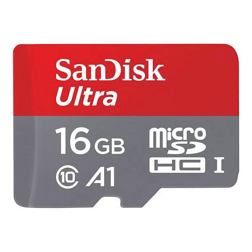 Карта памяти SanDisk Ultra Micro SDHC, A1, 16 Гб