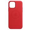 Фото — Чехол для смартфона Apple MagSafe для iPhone 12 Pro Max, кожа, красный (PRODUCT)RED