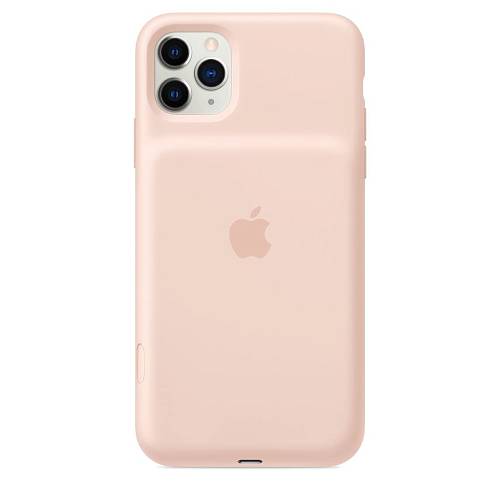 Чехол для смартфона Smart Battery Case для iPhone 11 Pro Max, «розовый песок»