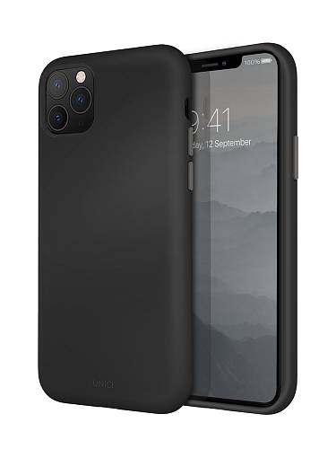 Чехол для смартфона Uniq для iPhone 11 Pro LINO, черный