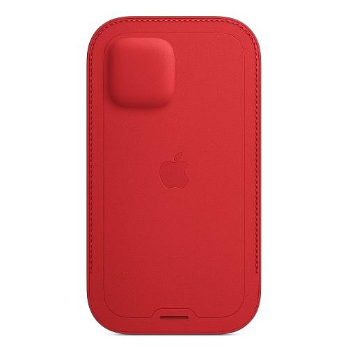 Чехол для смартфона Apple MagSafe для iPhone 12/12 Pro, кожа, (PRODUCT)RED