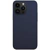 Фото — Чехол для смартфона vlp Silicone case with MagSafe для iPhone 14 Pro Max, темно-синий