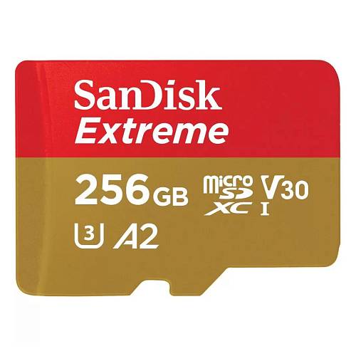 Карта памяти SanDisk Extreme Micro SDXC, 256 Гб