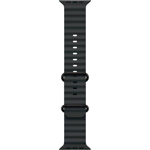 Apple Watch Ultra 2 (2024), 49 мм, корпус цвета «титановый черный», ремешок Ocean черного цвета