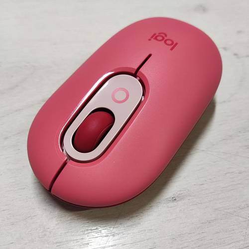 Мышь Logitech POP Mouse, розовая (уценка)