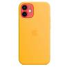 Фото — Чехол для смартфона Apple MagSafe для iPhone 12 mini, cиликон, ярко-желтый