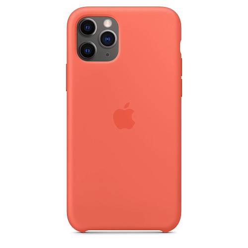 Чехол для смартфона Apple для iPhone 11 Pro, силикон, «спелый клементин»