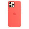 Фото — Чехол для смартфона Apple MagSafe для iPhone 12 Pro Max, силикон, «розовый цитрус»