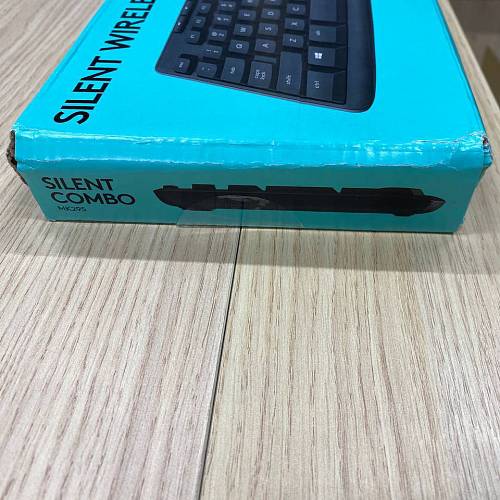 Комплект (клавиатура и мышь) Logitech MK295 Silent Wireless Combo, USB, беспроводной, черный