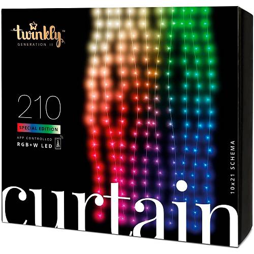 Гирлянда Twinkly Curtain 210 Multicolor LED (1x2.1м)