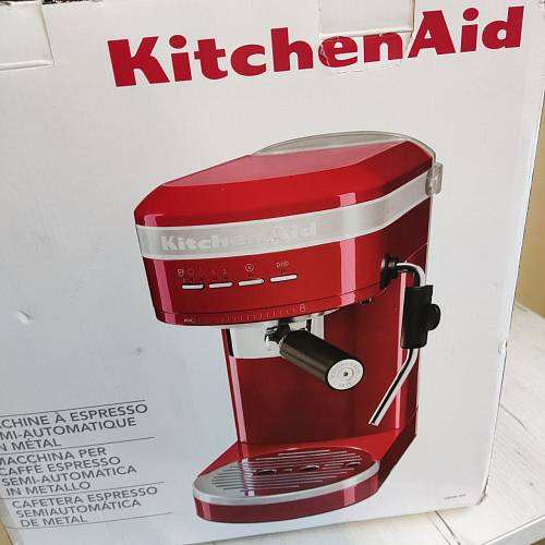 Кофемашина KitchenAid ESPRESSO 5KES6503EER, «Имперский красный» (уценка)