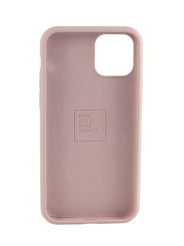 Чехол для смартфона Uniq для iPhone 11 LINO, розовый