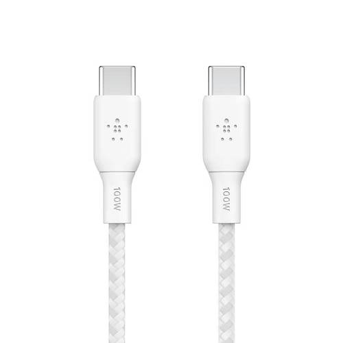 Кабель Belkin BoostCharge USB-C to USB-C Cable, 2M, белый