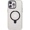 Фото — Чехол для смартфона "vlp" Ring Case с MagSafe подставкой для iPhone 15 Pro, черный