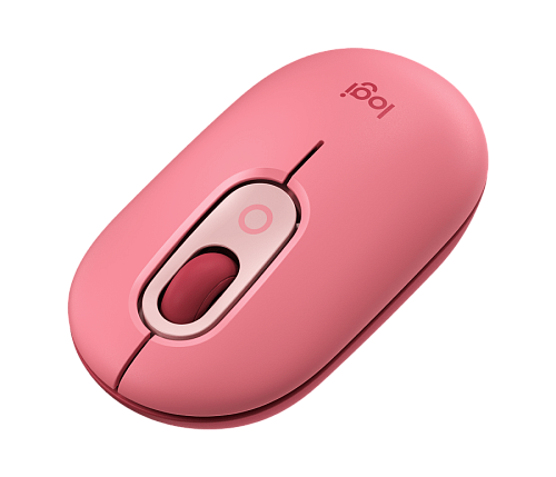 Мышь Logitech POP Mouse, розовая