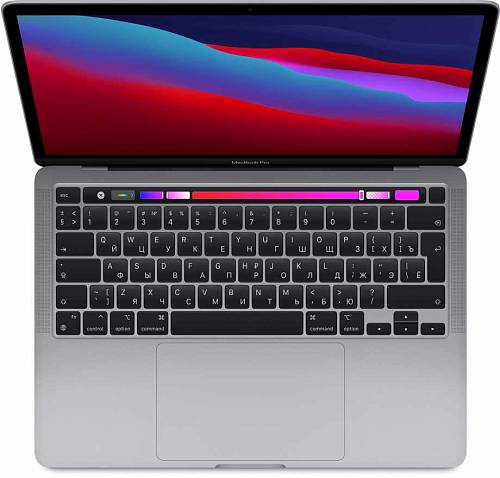 Apple MacBook Pro 13" (M1, 2020) 16 ГБ, 256 ГБ SSD, Touch Bar, «серый космос» СТО
