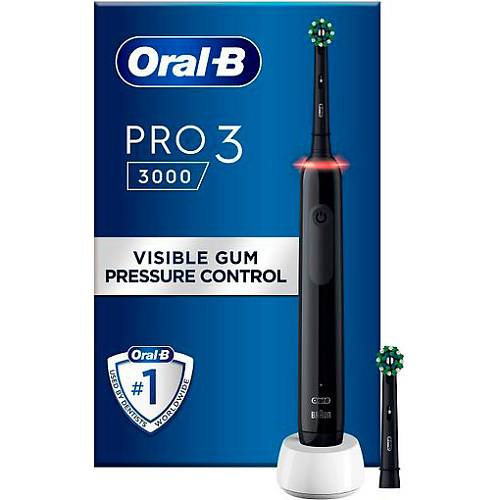 Электрическая зубная щетка Oral-B Pro 3 3000 CrossAction Black Edition