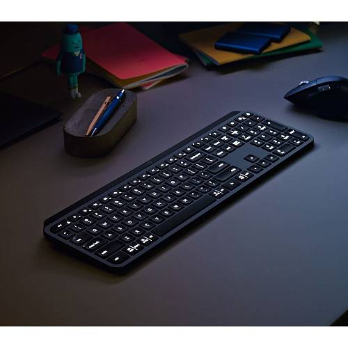 Клавиатура Logitech Wireless MX Keys Advanced Illuminated, графит