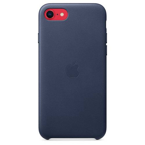Чехол для смартфона Apple для iPhone SE, кожа, темно-синий