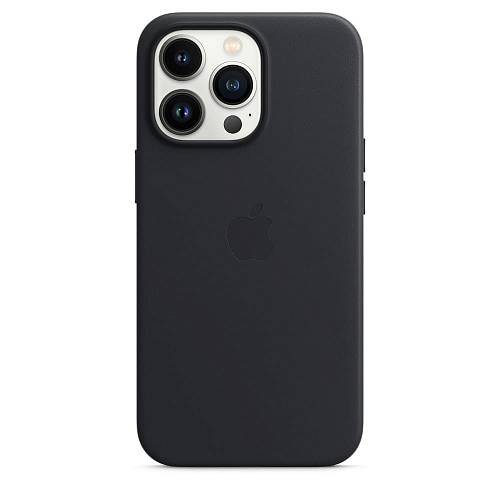 Чехол для смартфона MagSafe для iPhone 13 Pro Max, кожа, «тёмная ночь»
