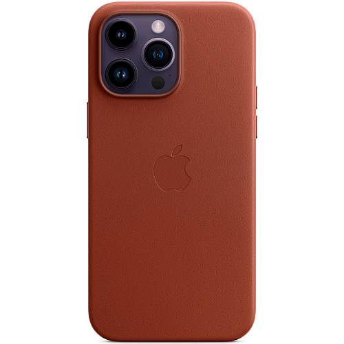 Чехол для смартфона iPhone 14 Pro Max Leather Case with MagSafe, умбра