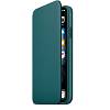 Фото — Чехол для смартфона Folio для iPhone 11 Pro Max, кожа, «зеленый павлин»