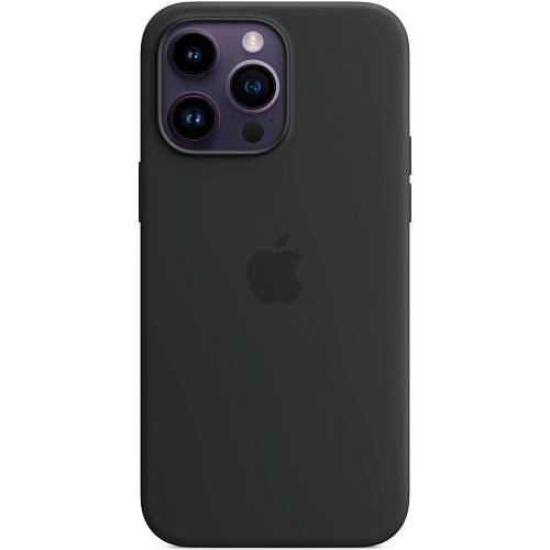 Чехол для смартфона iPhone 14 Pro Max Silicone Case with MagSafe, «темная ночь»