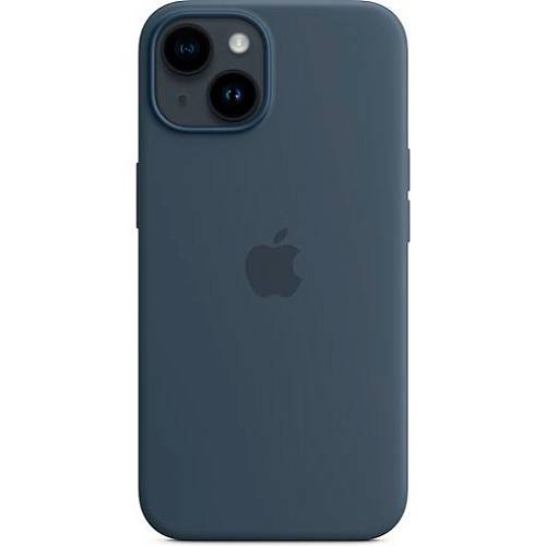 Чехол для смартфона iPhone 14 Silicone Case with MagSafe, синий
