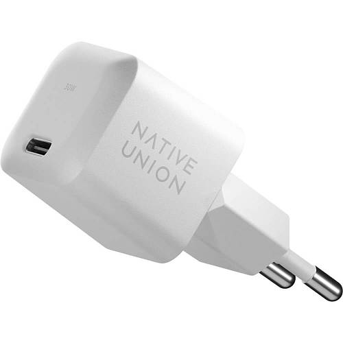 Зарядное устройство Native Union Fast GaN Charger USB-C, PD, 30Вт, белый