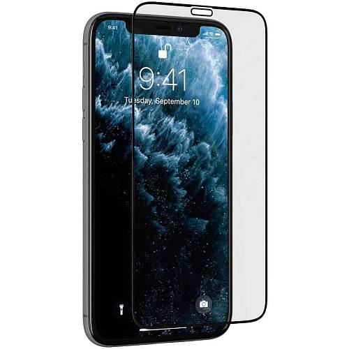 Защитное стекло для смартфона uBear iPhone 11/Xr, Nano 2 Full Cover Glass, с черной рамкой (0,2мм)