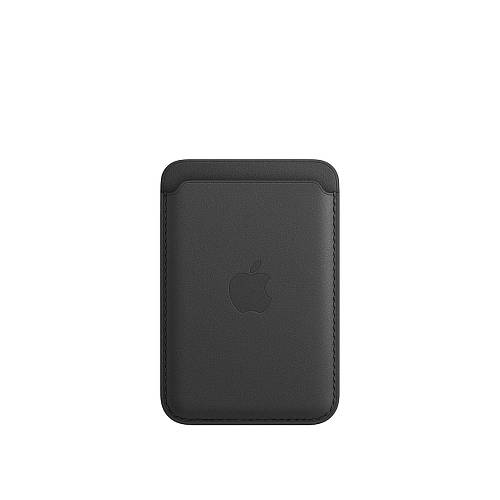 Чехол для смартфона Apple MagSafe для iPhone, кожа, чёрный