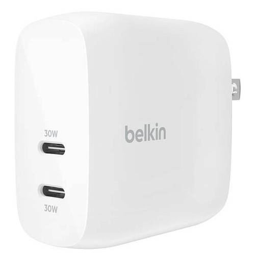 Зарядное устройство Belkin BoostCharge Pro USB-C Wall Charger with PPS 60W, белый (уценка)