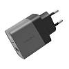 Фото — Зарядное устройство EnergEA Ampcharge PD30+, USB-C + USB-A, темно-серый