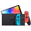 Фото — Игровая приставка Nintendo Switch OLED, синий/красный