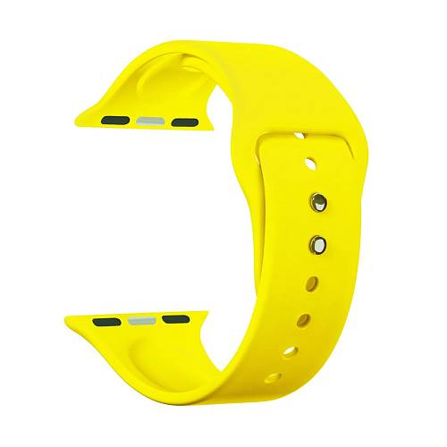 Ремешок для смарт-часов Apple Watch 42/44 mm LYAMBDA ALTAIR, силикон, желтый