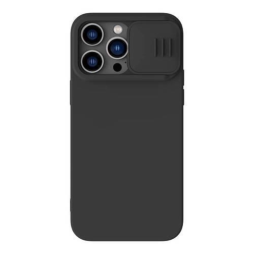 Чехол для смартфона Nillkin для iPhone 14 Pro CamShield Silky Magnetic Silicone Elegant, черный