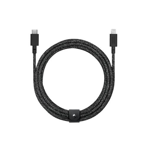 Кабель Native Union Belt Cable USB-С на Lightning, 1,2 м, черный