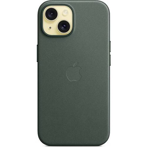 Чехол для смартфона iPhone 15 FineWoven Case with MagSafe, Evergreen