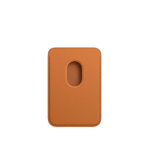 Чехол для смартфона MagSafe для iPhone, кожа, «золотистая охра»