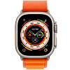 Фото — Apple Watch Ultra GPS + Cellular, 49 мм, корпус из титана, ремешок Alpine оранжевого цвета M